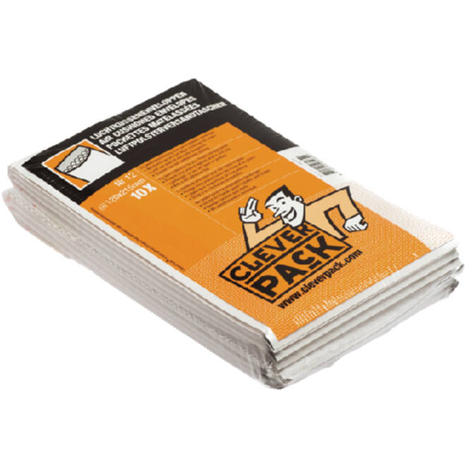 Envelop CleverPack luchtkussen nr12 140x225mm wit pak à 10 stuks