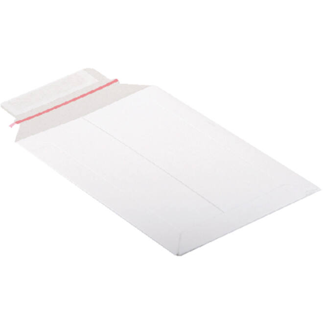 Envelop CleverPack karton B4 250x353mm wit pak à 5 stuks