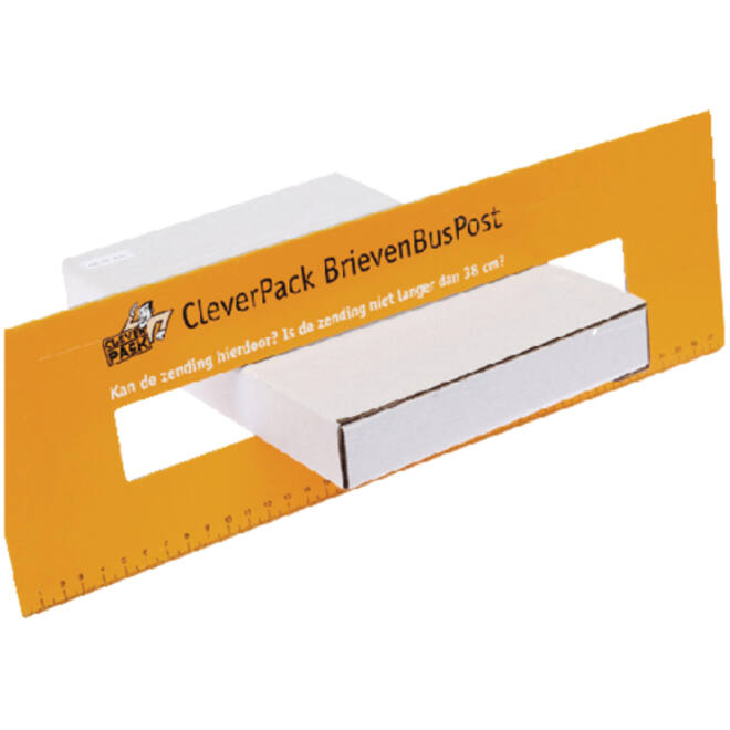 Brievenbusbox CleverPack A5 230x160x26mm karton wit pak à 5 stuks