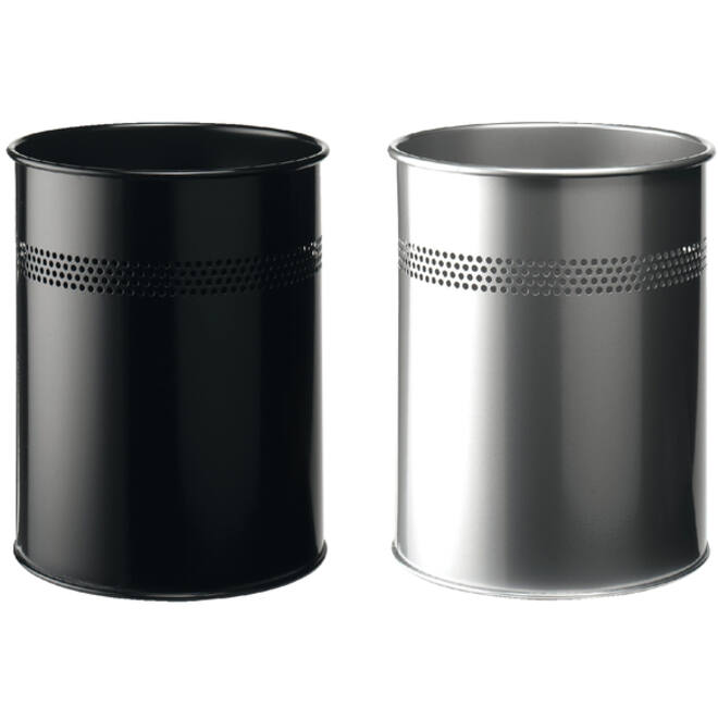 Papierbak Durable 3300-01 15liter 30mm perforatie zwart