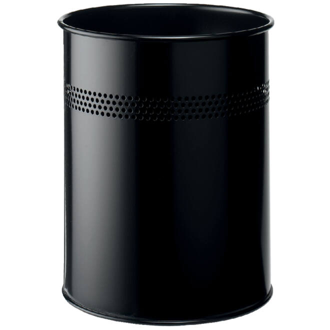Papierbak Durable 3300-01 15liter 30mm perforatie zwart