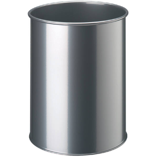 Papierbak Durable 3301-23 15liter rond zilver