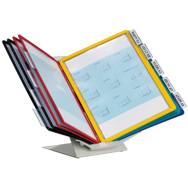 Bureaustandaard Durable 5579 Vario Pro met 10-tassen grijs