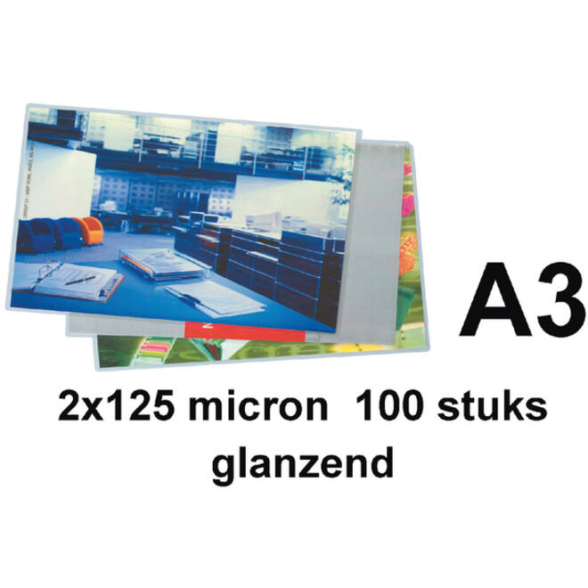 Lamineerhoes Quantore A3 2x125micron 100stuks