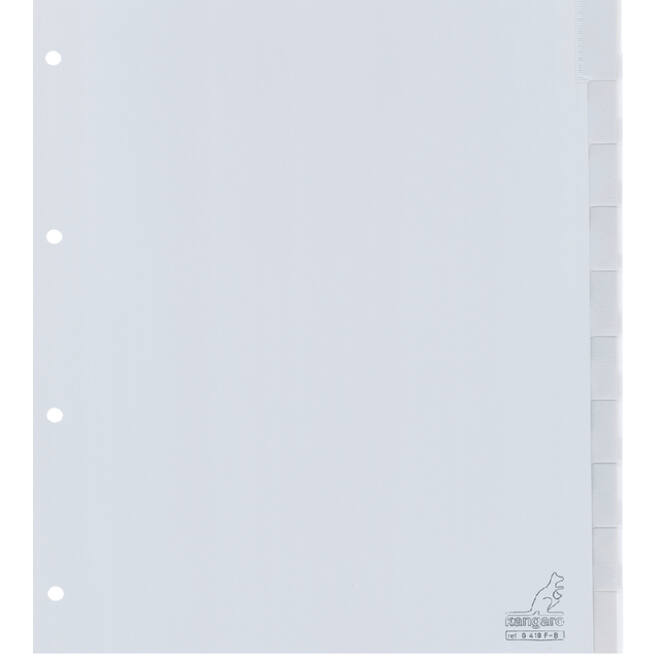 Tabbladen Kangaro 4-gaats G410F-B 10-delig+venster breed PP