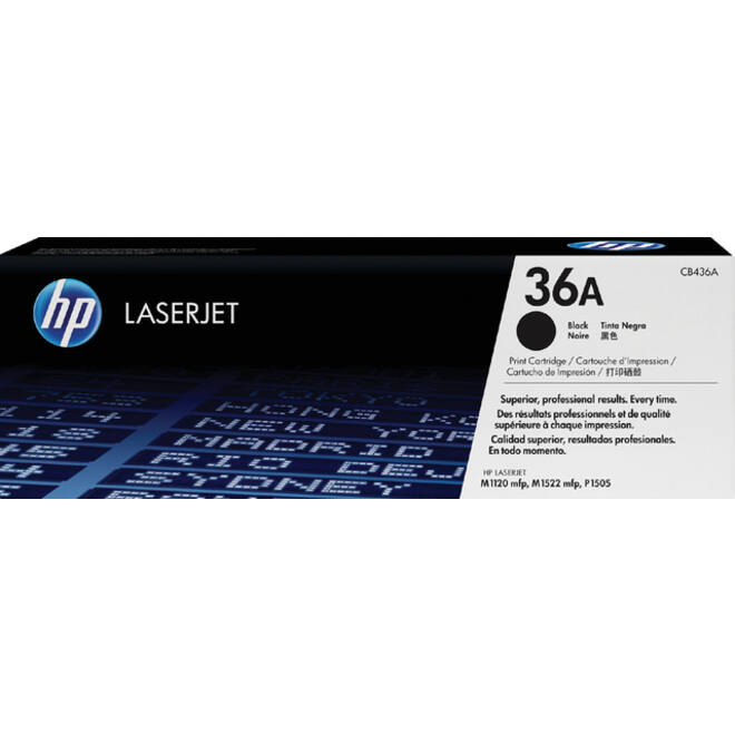 Tonercartridge HP CB436A 36A zwart