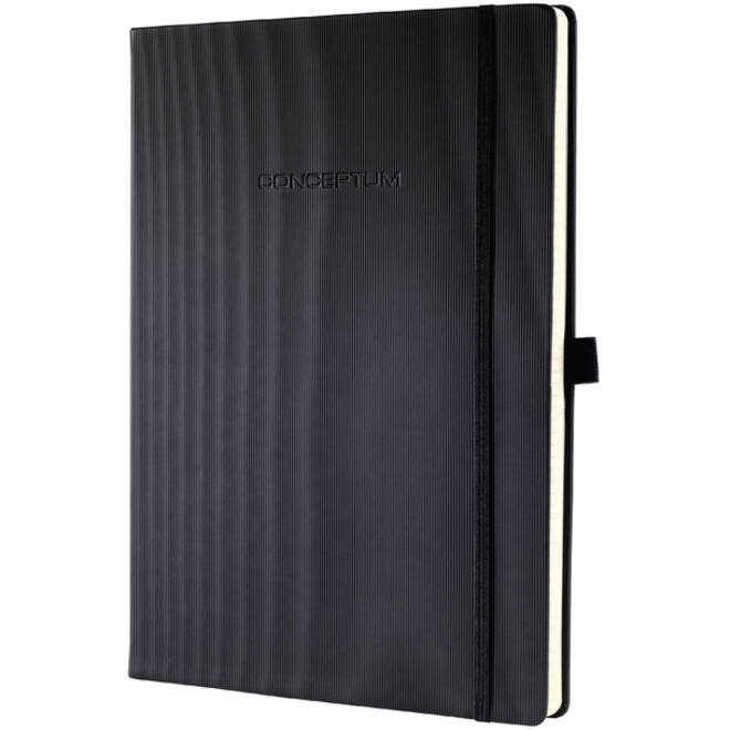Notitieboek Sigel Conceptum Pure A4 lijn zwart
