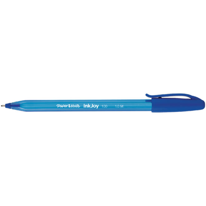 Balpen Paper Mate Inkjoy 100 medium blauw