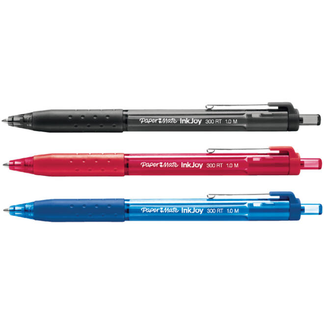 Balpen Paper Mate Inkjoy 300RT medium blauw