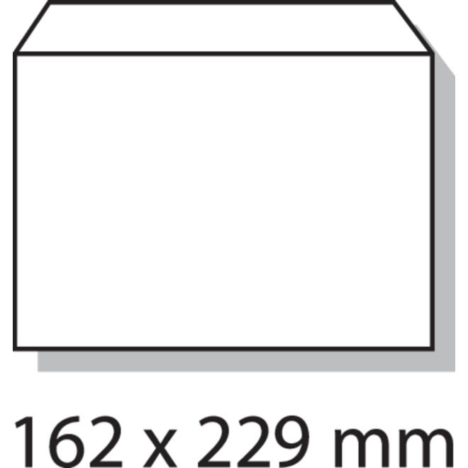 Envelop Quantore bank C5 162x229mm wit 500stuks