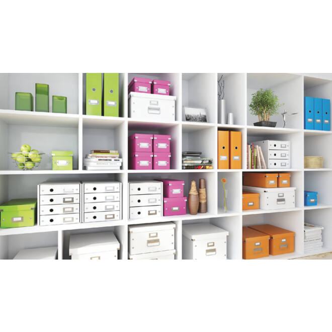 Opbergbox Leitz WOW Click & Store 281x200x370mm blauw