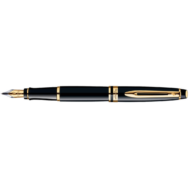 Vulpen Waterman Expert black lacquer GT fijn