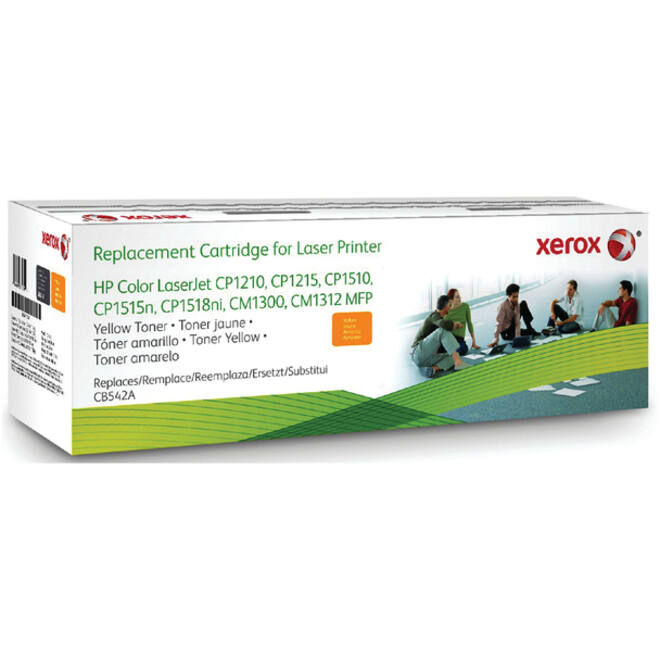 Tonercartridge Xerox alternatief tbv HP CB542A 125A geel