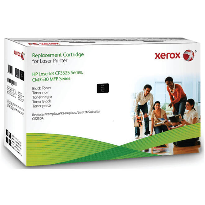 Tonercartridge Xerox alternatief tbv HP CE250A 504A zwart