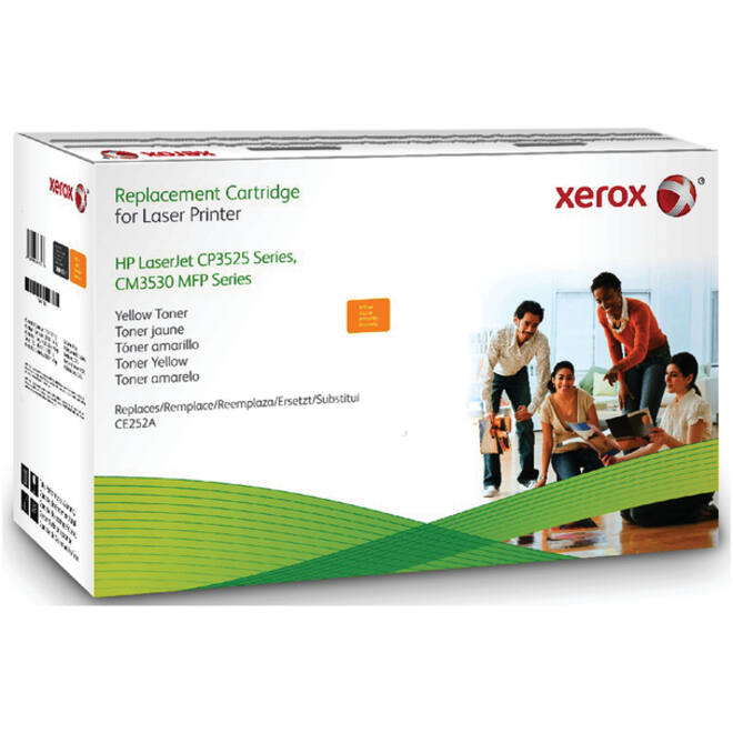 Tonercartridge Xerox alternatief tbv HP CE252A 504A geel