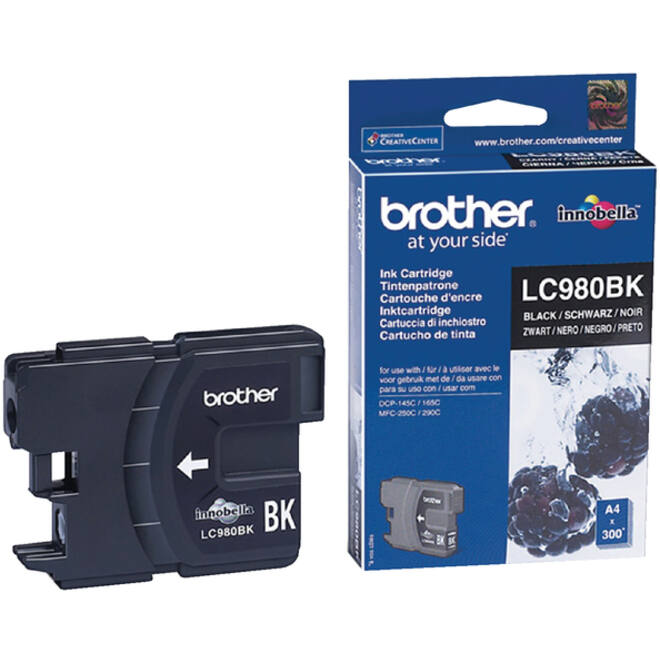 Inktcartridge Brother LC-980BK zwart