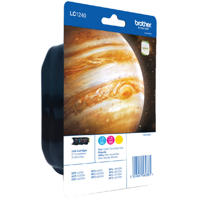 Inktcartridge Brother LC-1240RBWBP 3 kleuren