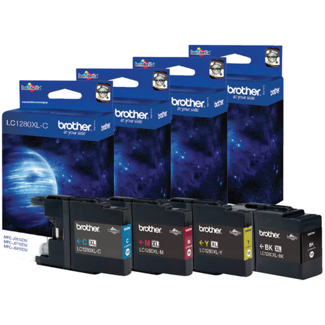 Inktcartridge Brother LC-1280XLC blauw