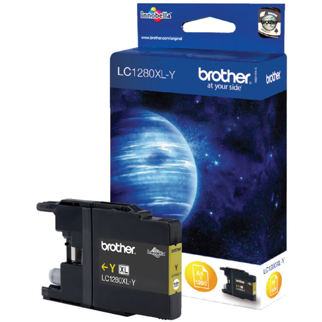 Inktcartridge Brother LC-1280XLY geel