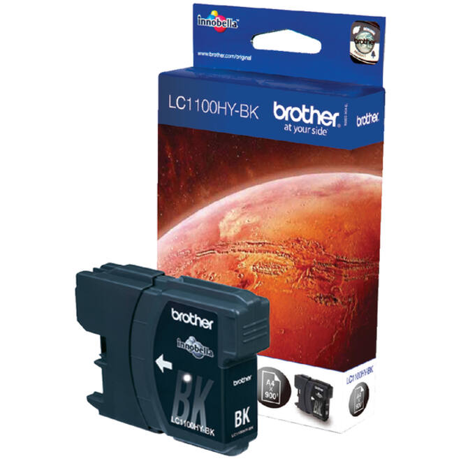 Inktcartridge Brother LC-1100HYBK zwart