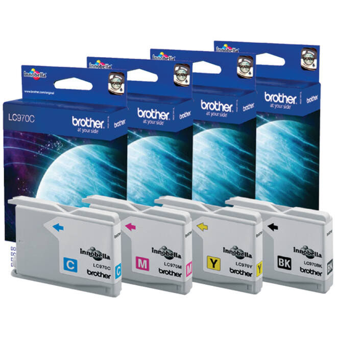 Inktcartridge Brother LC-970C blauw