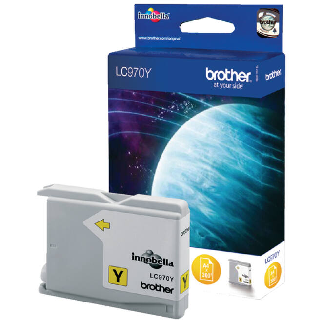 Inktcartridge Brother LC-970Y geel