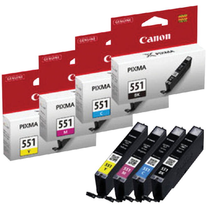 Inktcartridge Canon CLI-551 zwart