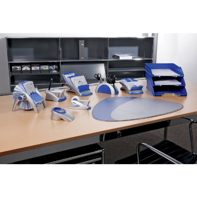 Visitekaartenmolen Durable Vegas 2417 voor 400st blauw/grijs
