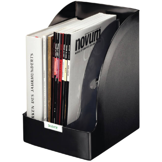 Tijdschriftcassette Leitz Plus jumbo zwart