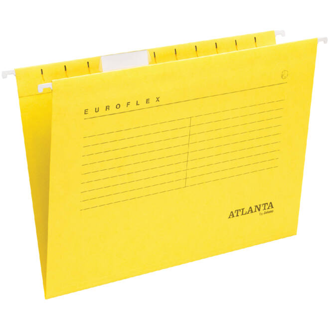 Hangmap Djois Euroflex recycled A4 V-bodem geel