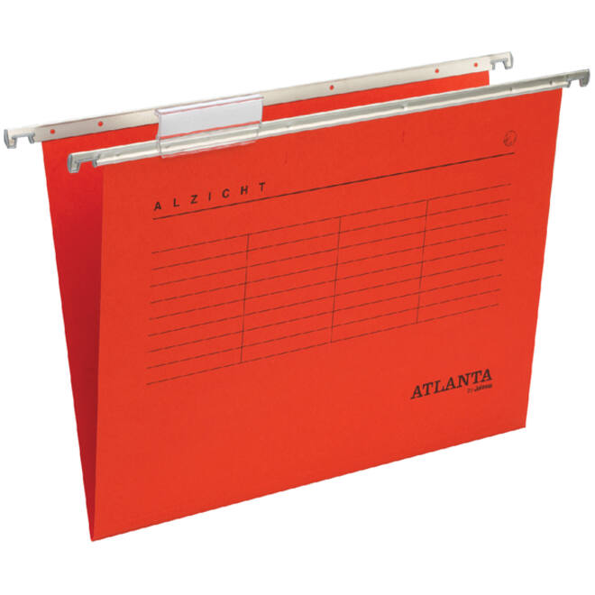 Hangmap Djois Alzicht A4 frontaal recycled V-bodem rood