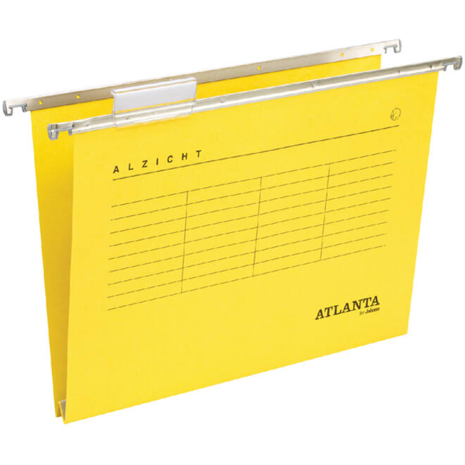 Hangmap Djois Alzicht folio frontaal recycled U-bodem geel