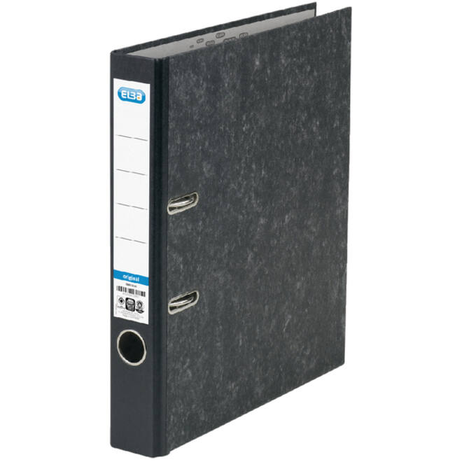 Ordner Elba Smart Original A4 50mm karton zwart gewolkt