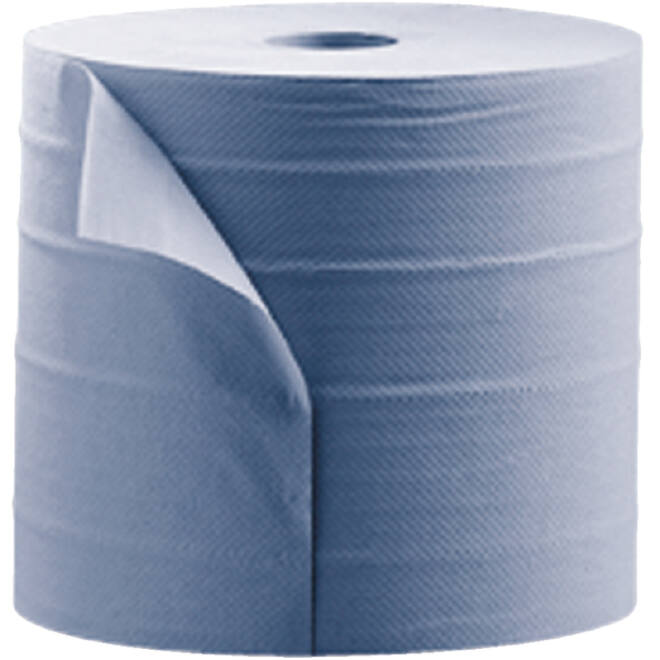 Poetspapier Satino Comfort CR1 2-laags 350m blauw 305310