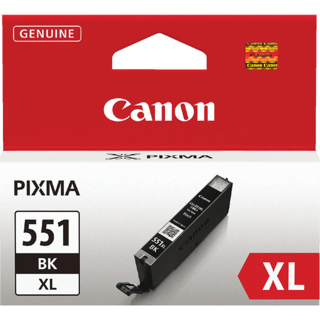 Inktcartridge Canon CLI-551XL zwart