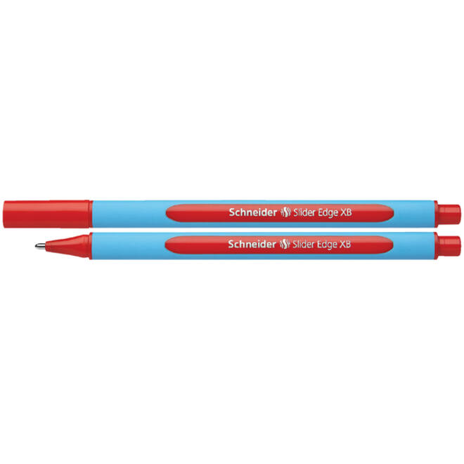 Balpen Schneider Slider Edge extra breed rood