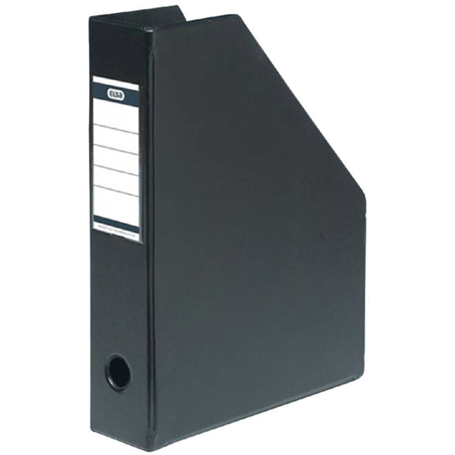 Tijdschriftcassette Elba A4 zwart