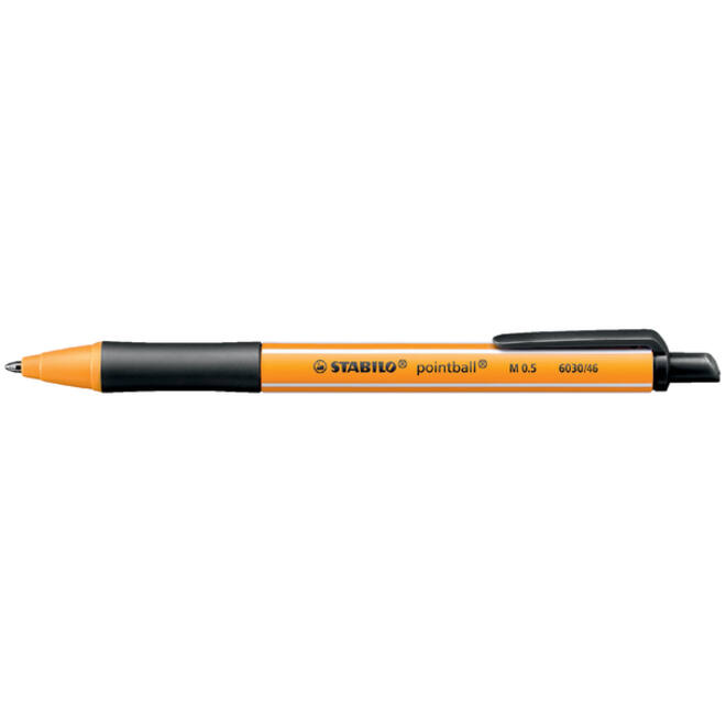Balpen STABILO pointball 6030/46 medium zwart