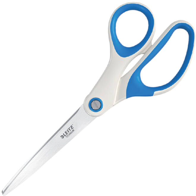 Schaar Leitz WOW 205mm titanium blauw