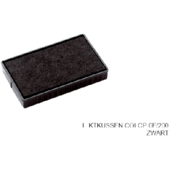 Stempelkussen Colop 6E/200 zwart
