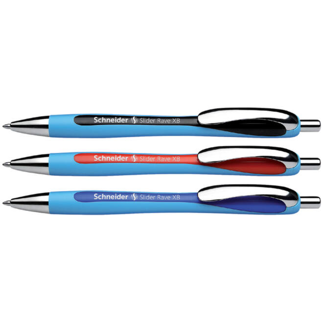 Balpen Schneider Slider Rave extra breed rood