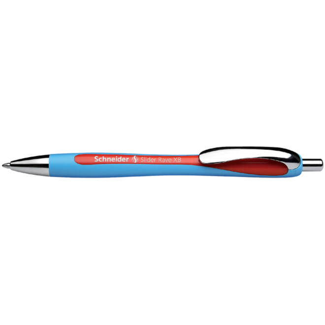 Balpen Schneider Slider Rave extra breed rood