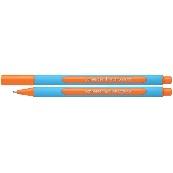 Balpen Schneider Slider Edge extra breed oranje