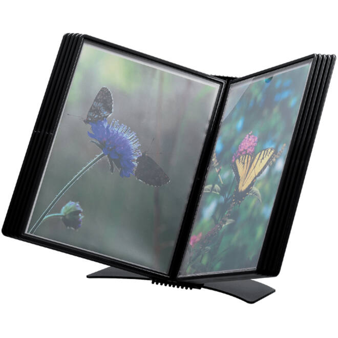 Bureaustandaard Djois Flex-O-Frame Premium A4 10-tassen zwart