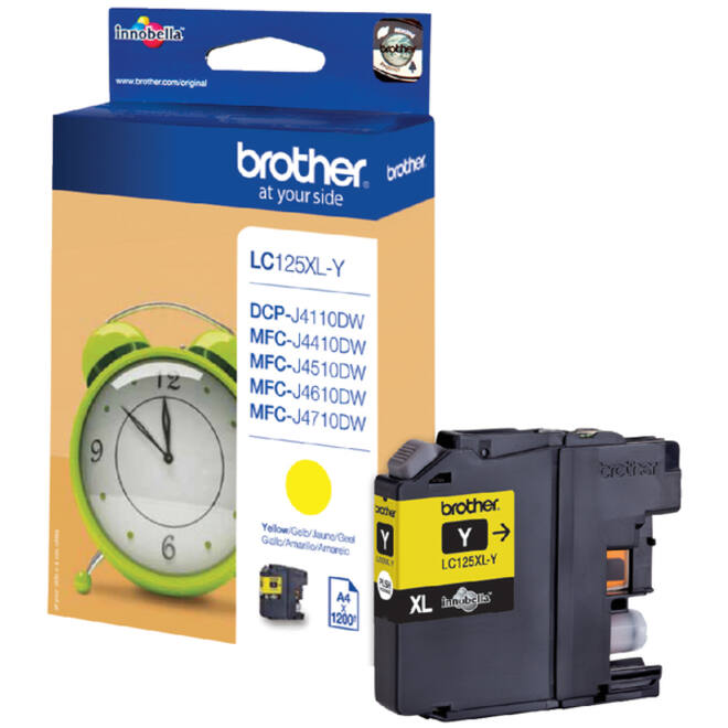 Inktcartridge Brother LC-125XLY geel