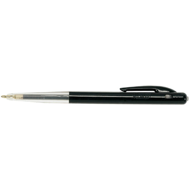Balpen Bic M10 medium zwart met EAN