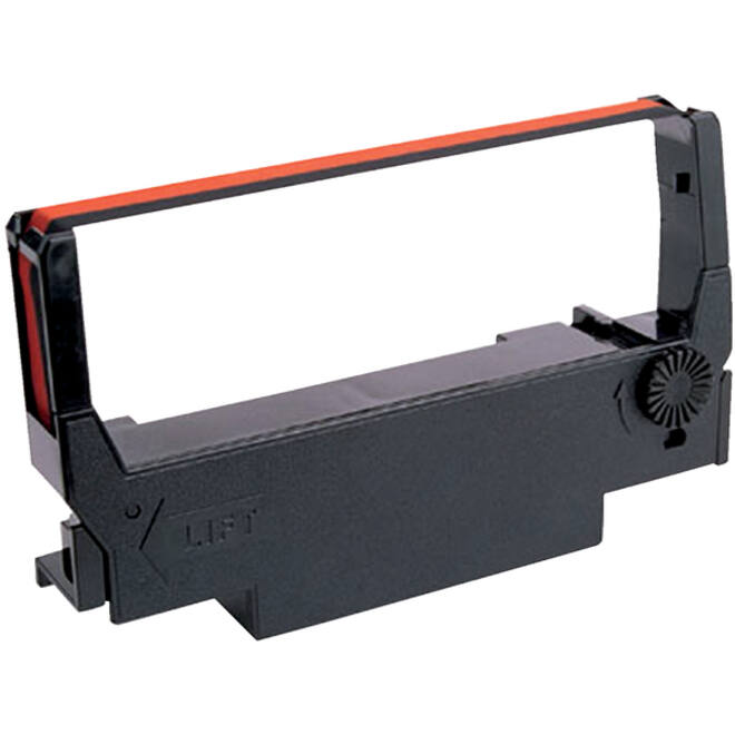 Lint Epson S015245 voor ERC38 nylon zwart/rood