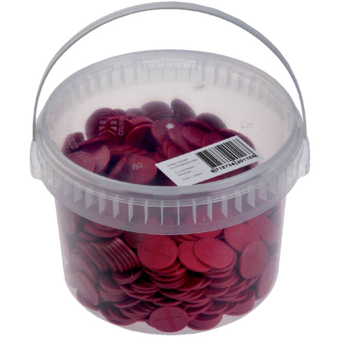 Consumptiemunt Combicraft rood