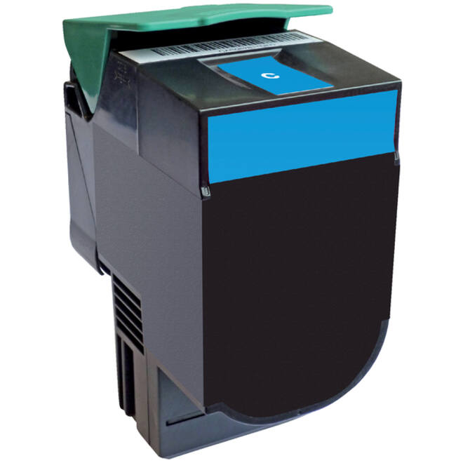 Tonercartridge Quantore alternatief tbv Lexmark C540H1CG blauw