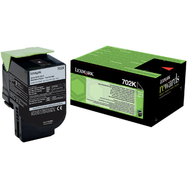 Tonercartridge Lexmark 70C20K0 prebate zwart
